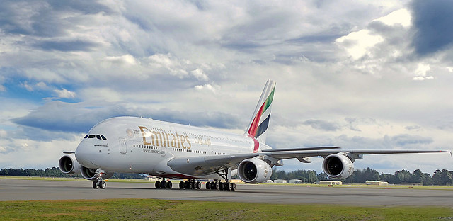 Airbus A380, the biggest passenger plane in the world